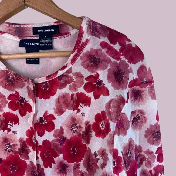 Vintage Y2K The Limited Sheer Tank and Cardigan Set - Picture 3 of 8